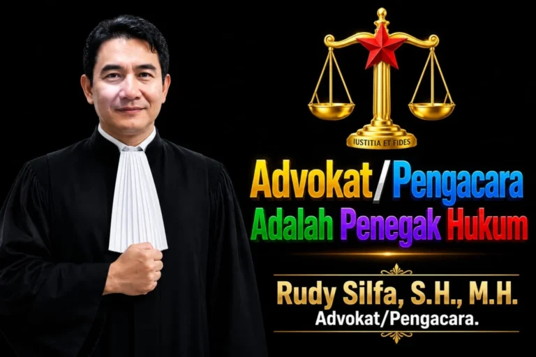 Rudy Silfa Bongkar Kekuatan Baru Advokat di KUHAP 2025: Kini Pembela Keadilan Dilindungi Sejak Detik Pertama Proses Hukum